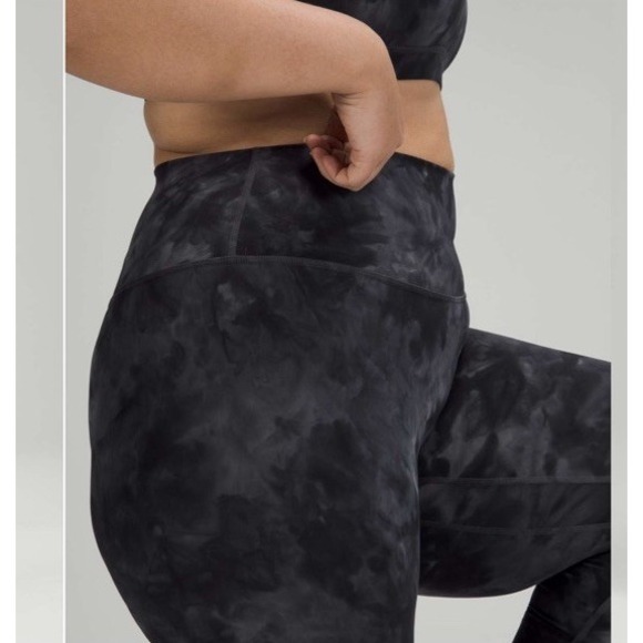 NEW Lululemon Align High-Rise Pant 28" Size 20 Diamond Dye Grey - Picture 4 of 8